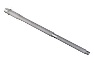 Precision-machined AR-10 barrel with threaded muzzle, stainless.
